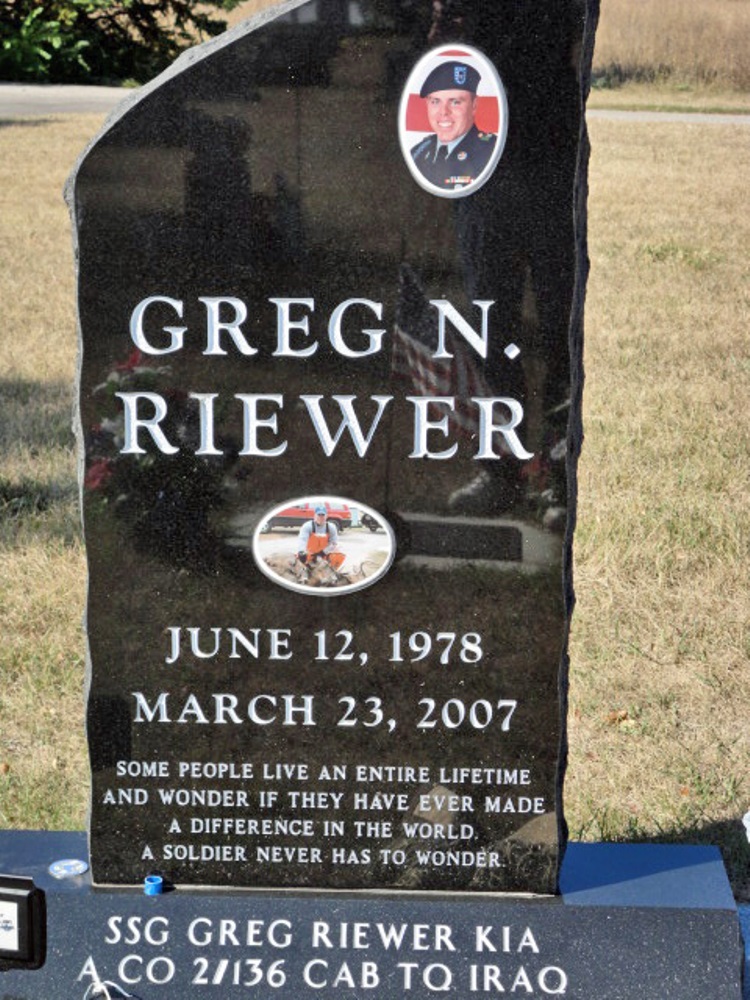 American War Grave Sacred Heart Cemetery #1