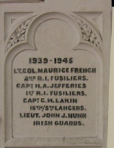 War Memorial St Iberius Church Wexford #2