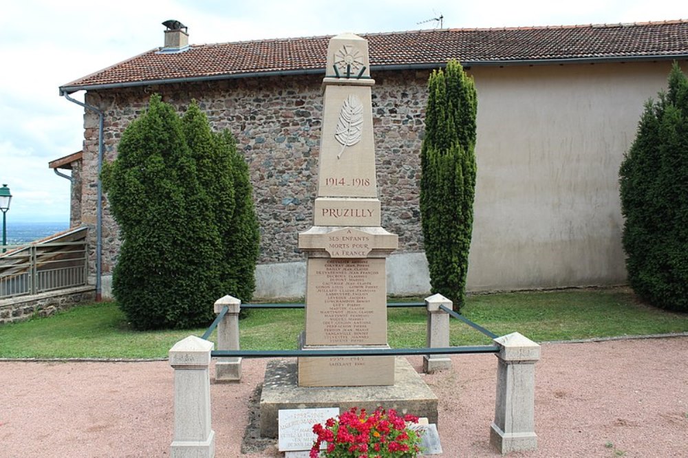 Oorlogsmonument Pruzilly