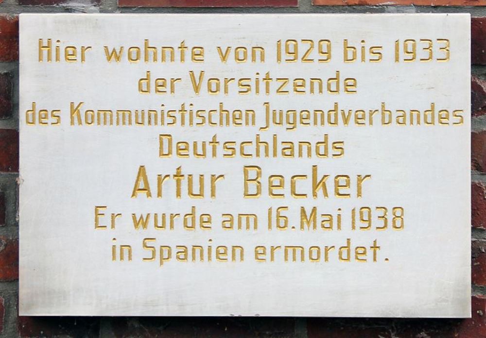 Gedenkteken Artur Becker