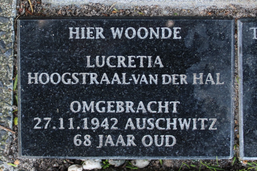 Herdenkingsstenen Van Galenstraat 7 #1