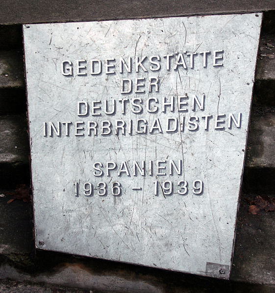 Monument Internationale Brigades Duitsland #2
