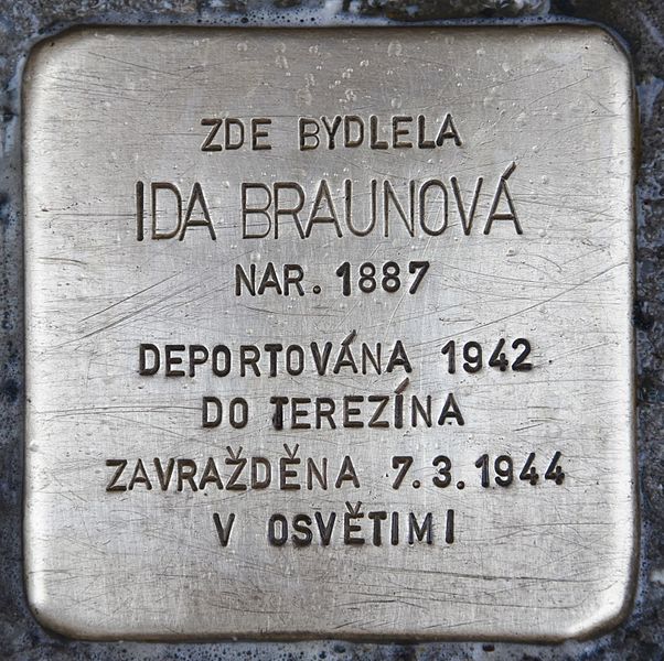 Stolpersteine Pavelčkova 444/20 #2