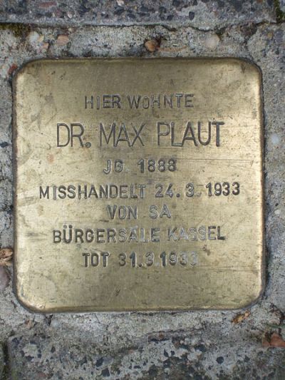 Stolperstein Wilhelmshöher Allee 55 #1