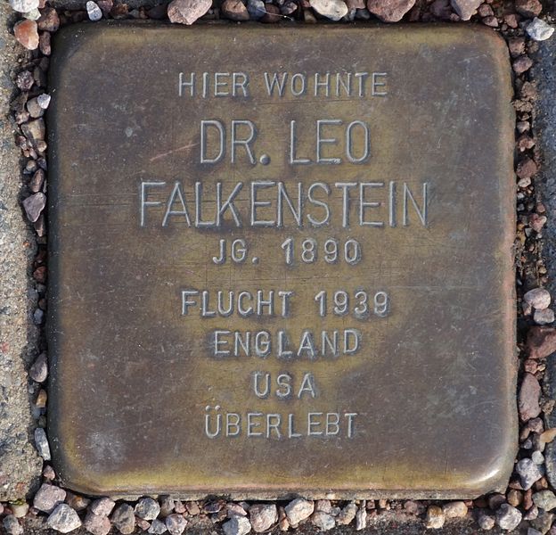 Stolperstein Weimarer Straße 75