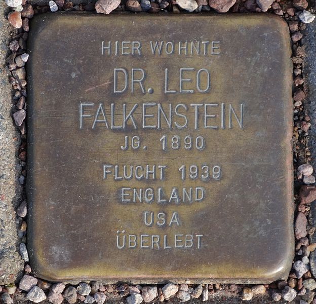 Stolperstein Weimarer Strae 75 #1