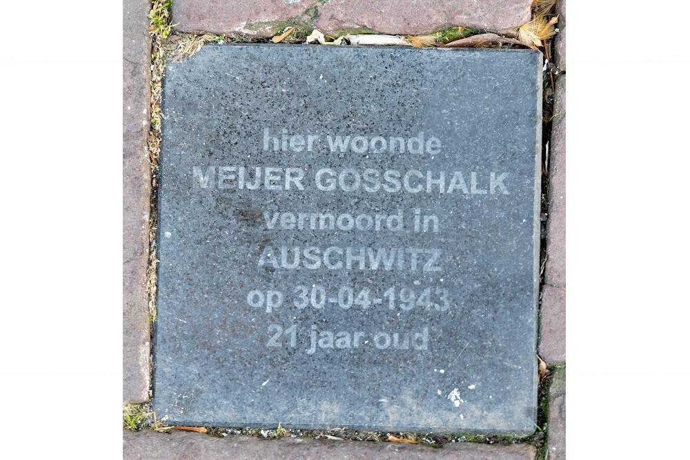 Memorial Stone Utrechtsestraat 38 #1