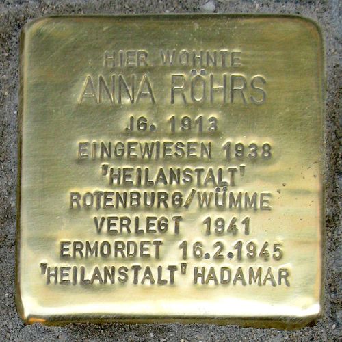 Stolperstein Brunnenweg 65 #1