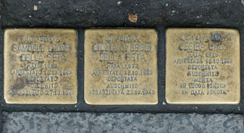 Stolpersteine Via Arenula 29 #1