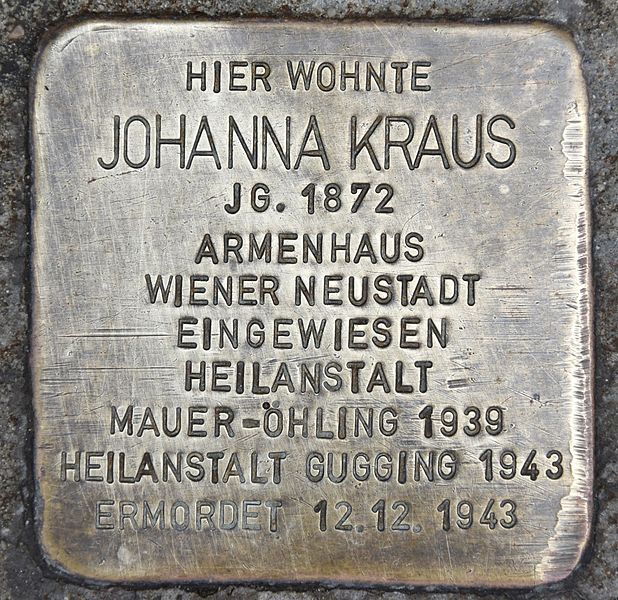 Stolpersteine Ungargasse 20 #2