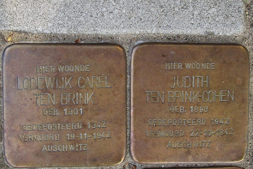 Stolpersteine Sluiskade NZ 140 #2