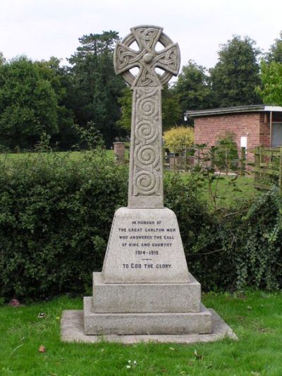 War Memorial Great Carlton #1