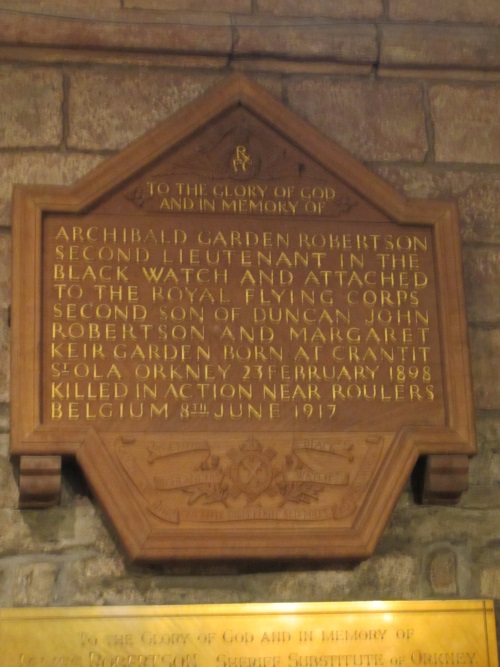 Plaques St. Magnus Cathedral #2
