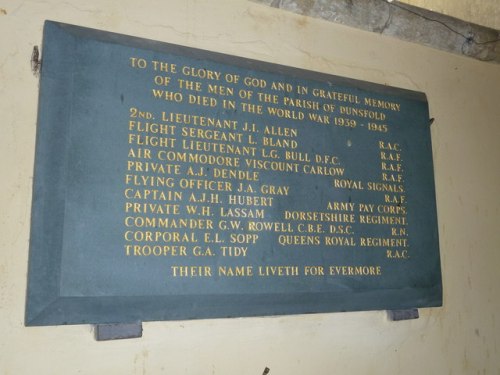 Oorlogsmonument St Mary and All Saints Church