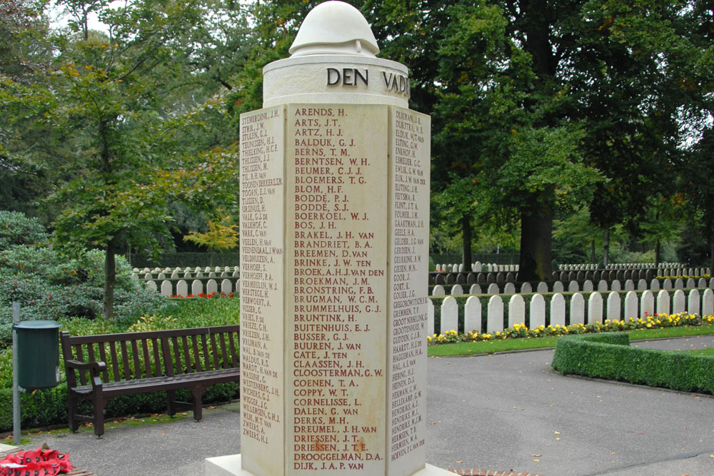 Monument 8 R.I. Dutch Military Cemetery Grebbeberg #1