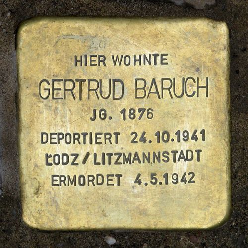 Stolperstein Gipsstrae 4