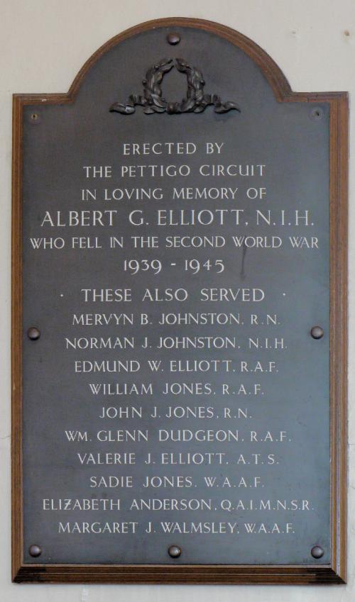 War Memorial Pettigo Methodist Church #2