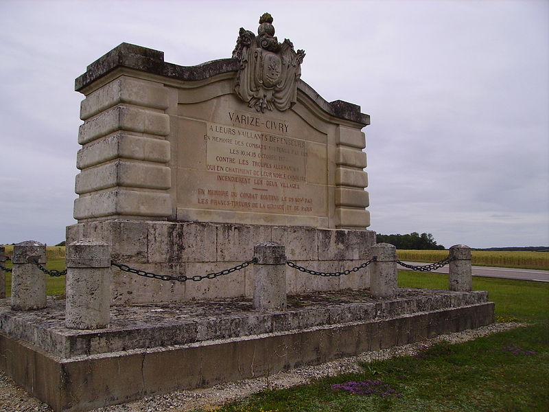 Monument Verdedigers Varize-Civry