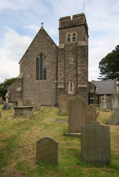 Oorlogsgraf van het Gemenebest St. Fagan Churchyard