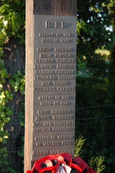 War Memorial Earls Croome #2