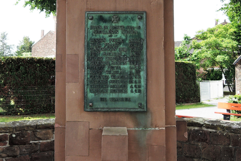 War Memorial Jakobswllesheim #2