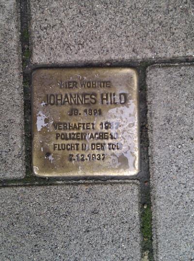 Stolperstein Weidenallee 65