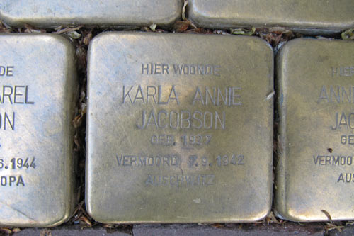 Stolpersteine Lange Delft 123 #3