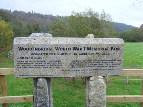 Herdenkingspark Eerste Wereldoorlog Woodenbridge #1