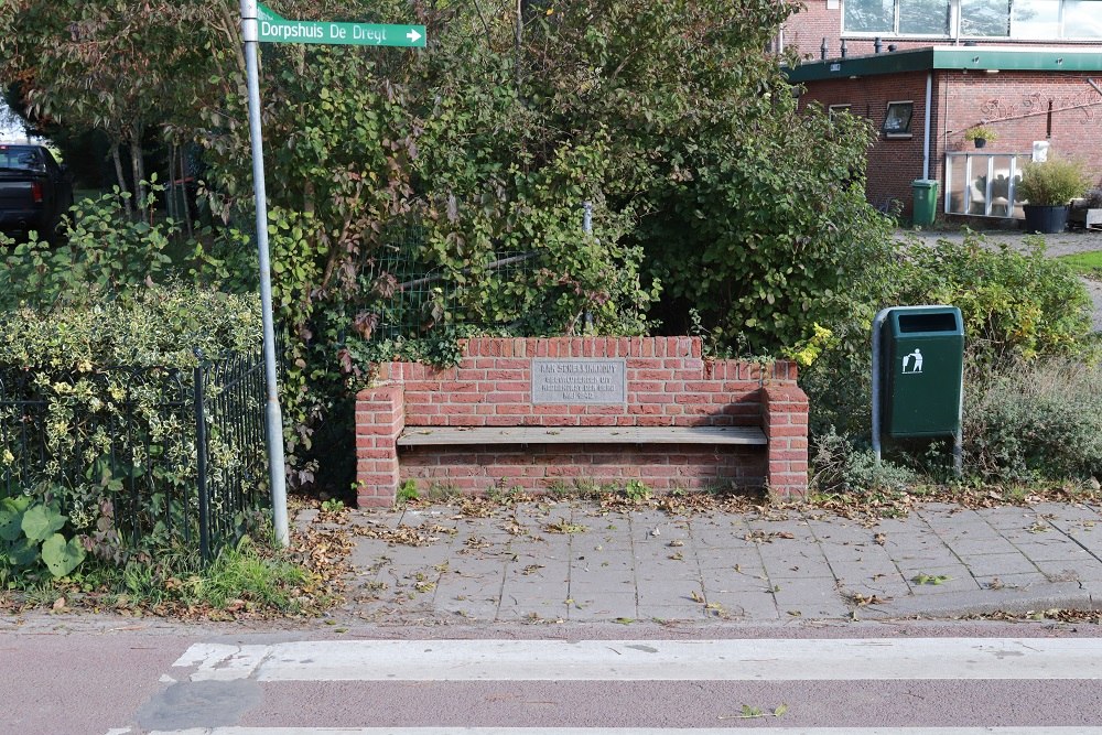 Memorial Bench Evacuees from Nederhorst #1