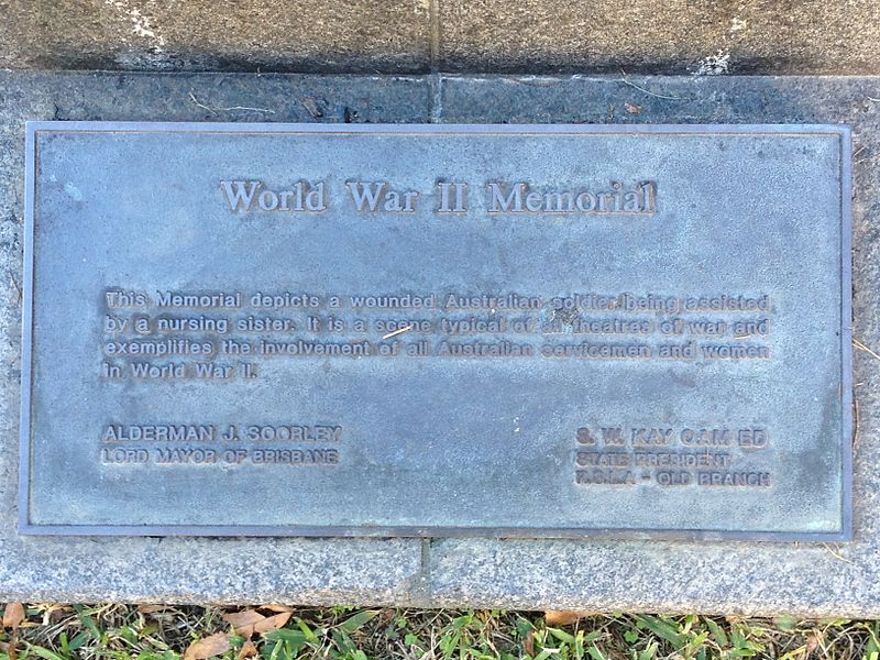 Standbeeld Tweede Wereldoorlog ANZAC Square #2