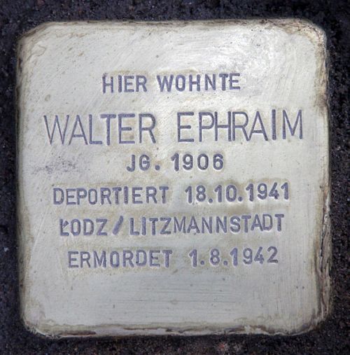 Stolperstein Helmstedter Strae 28 #1