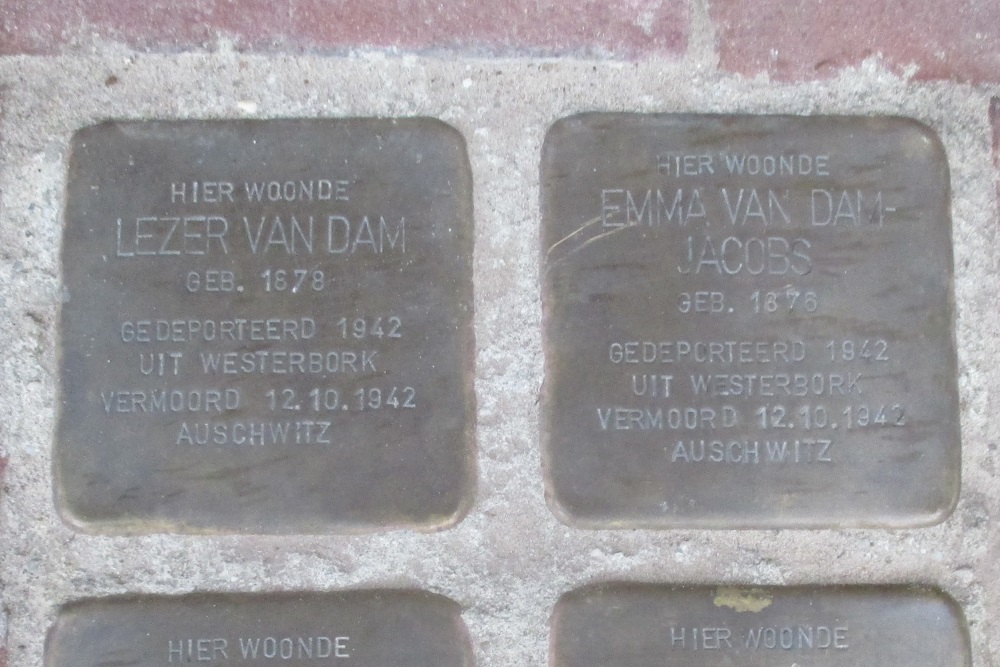 Stolpersteine Rolderstraat 21 #2