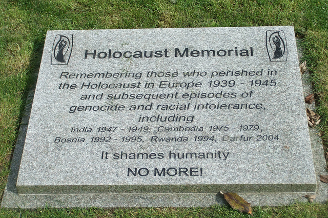 Holocaust Monument Peterborough #1