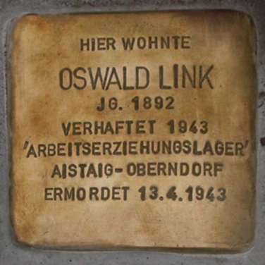 Stolperstein Lange Strae 20