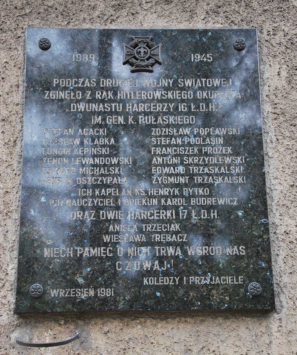 Memorial Polish Scouts 17 L.D.H.