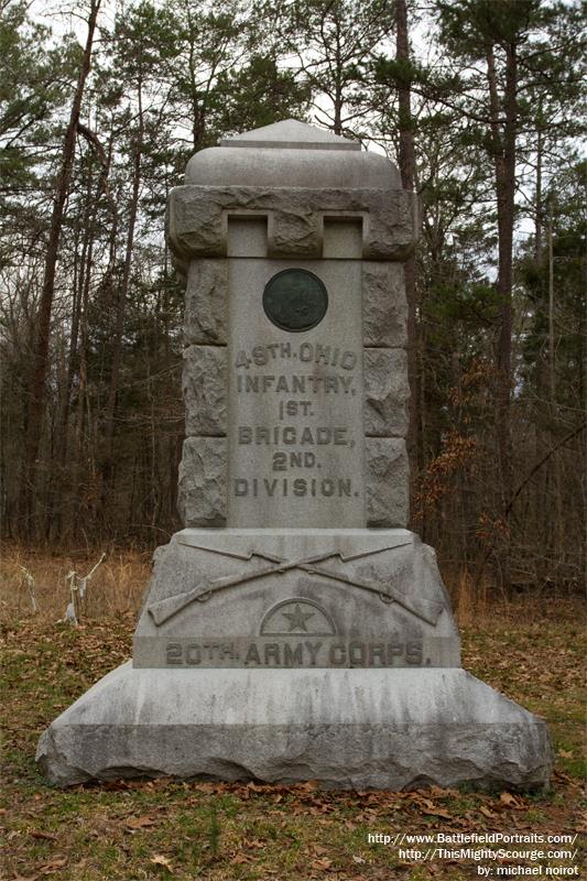49th Ohio Infantry Monument #1