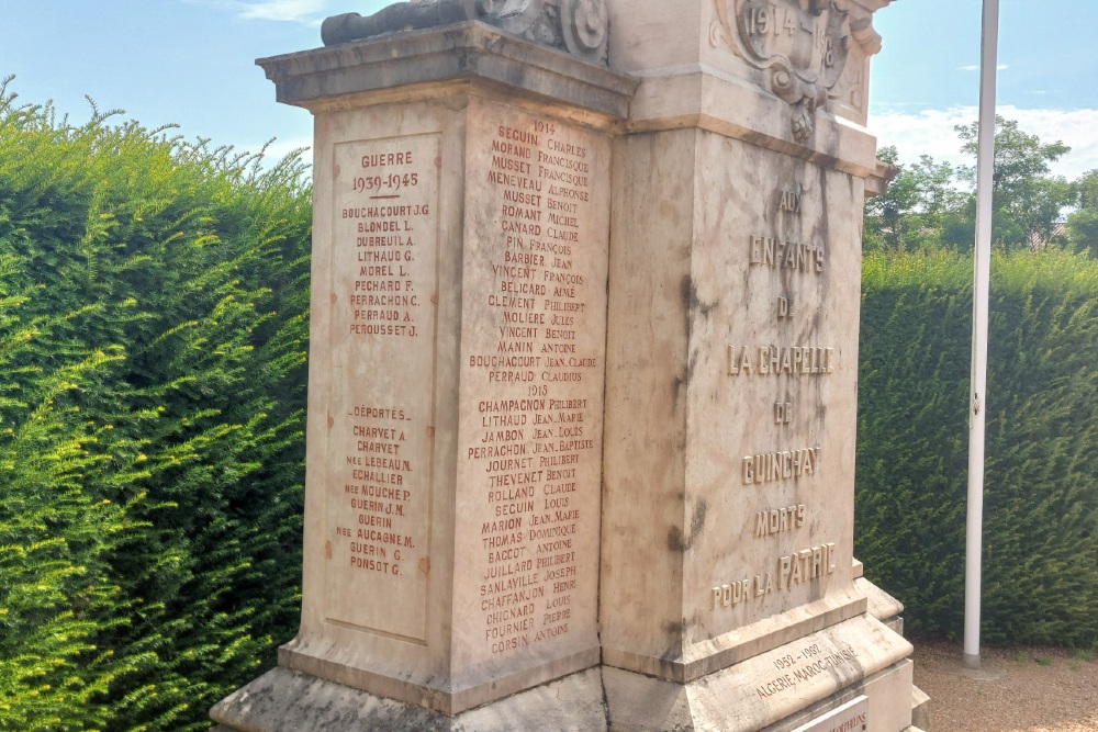 Oorlogsmonument La Chapelle-de-Guinchay #5