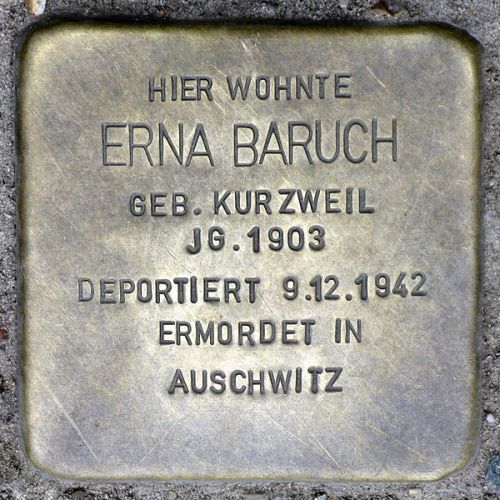 Stolpersteine Schulzestraße 14 #2