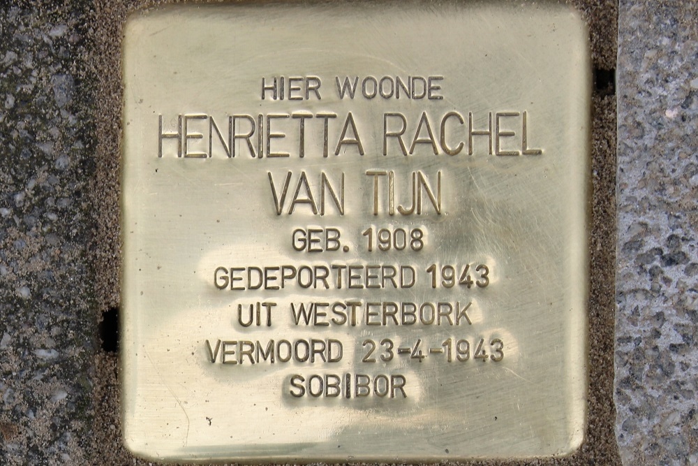 Stolperstein C.P. Tielestraat 20b #2