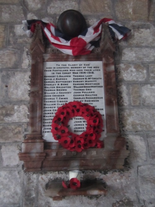 War Memorial St Mary the Virgin Ponteland