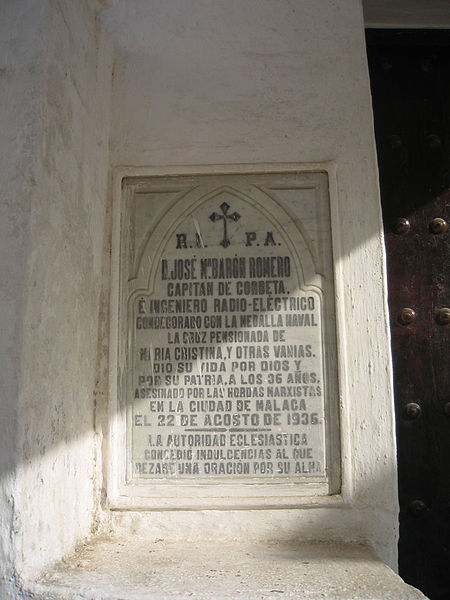 Spanish Civil War Memorial Sanlcar de Barrameda #1