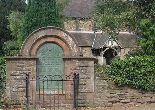 Oorlogsmonument Bosbury