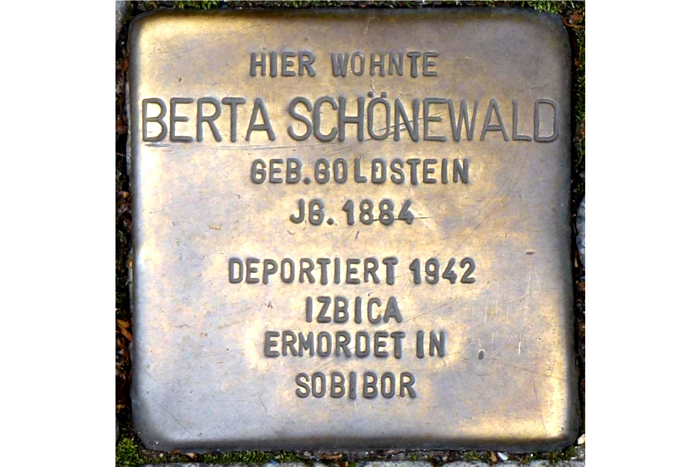 Stumbling Stone Bahnhofstraße 23
