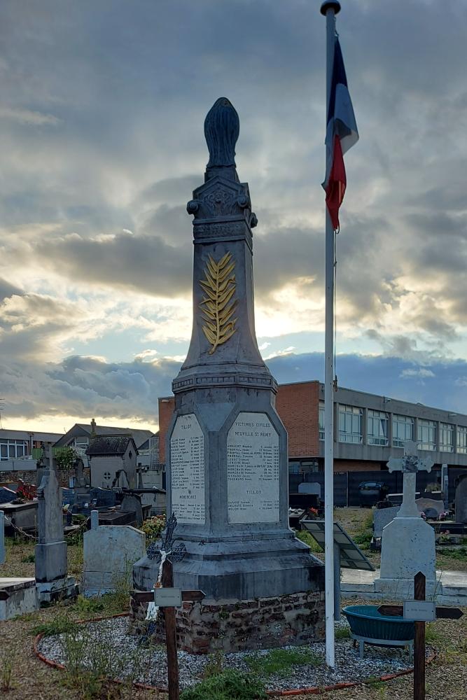 Monument Eerste Wereldoorlog Begraafplaats Neuville-Saint-Rmy #2