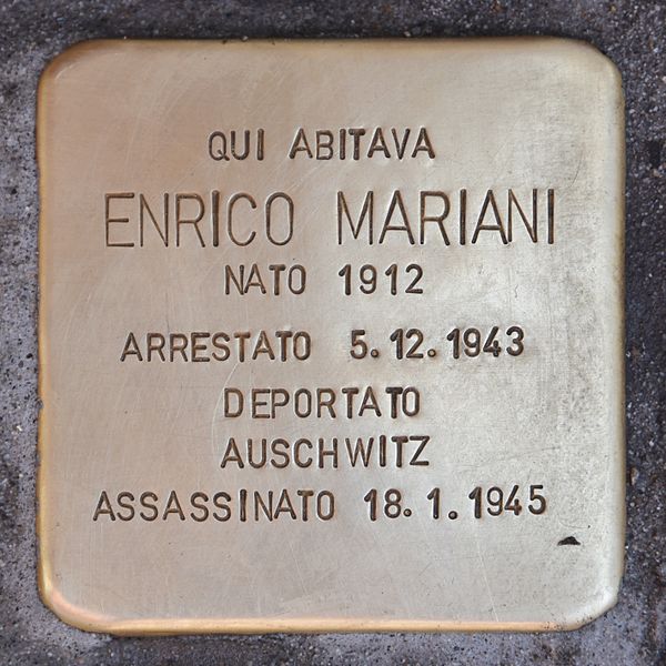 Stolpersteine Rio Terà de la Maddalena 2337 #3