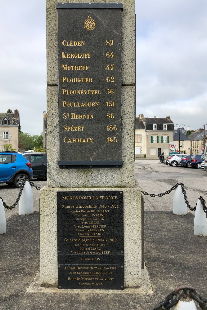 Oorlogsmonument Carhaix #4