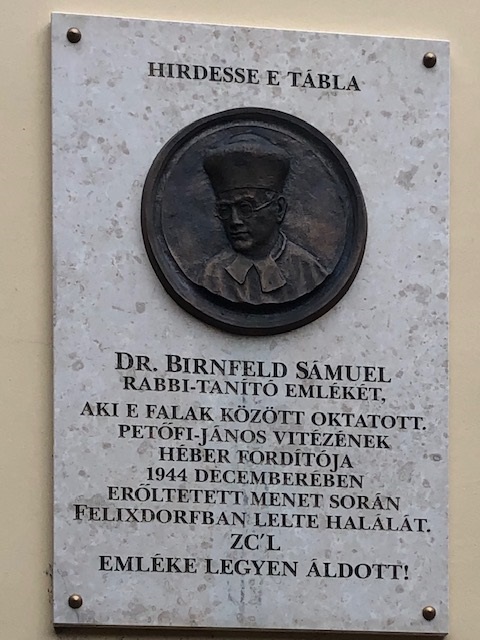 Monument Rabbi Samuel Birnfeld #1