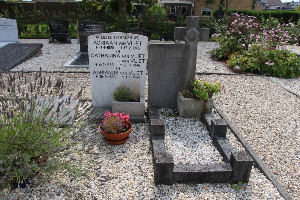 Nederlandse Oorlogsgraven H Victor begraafplaats Benschop #3
