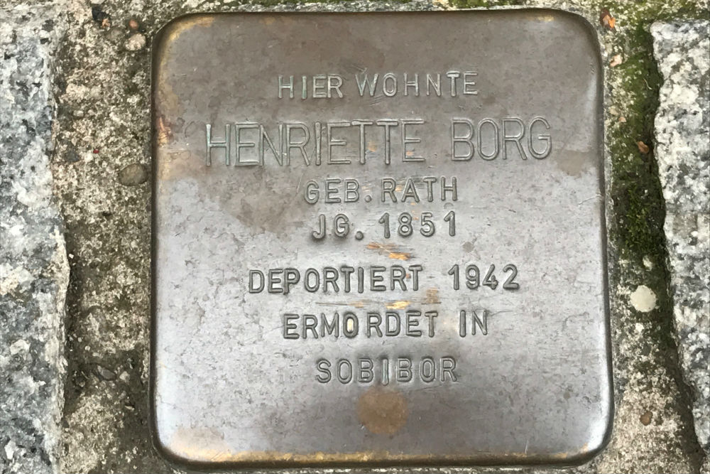 Stolpersteine Poststrae 37 #2