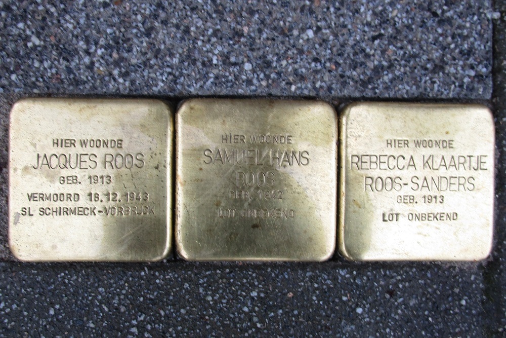 Stolpersteine Essenburgsingel 90A #2